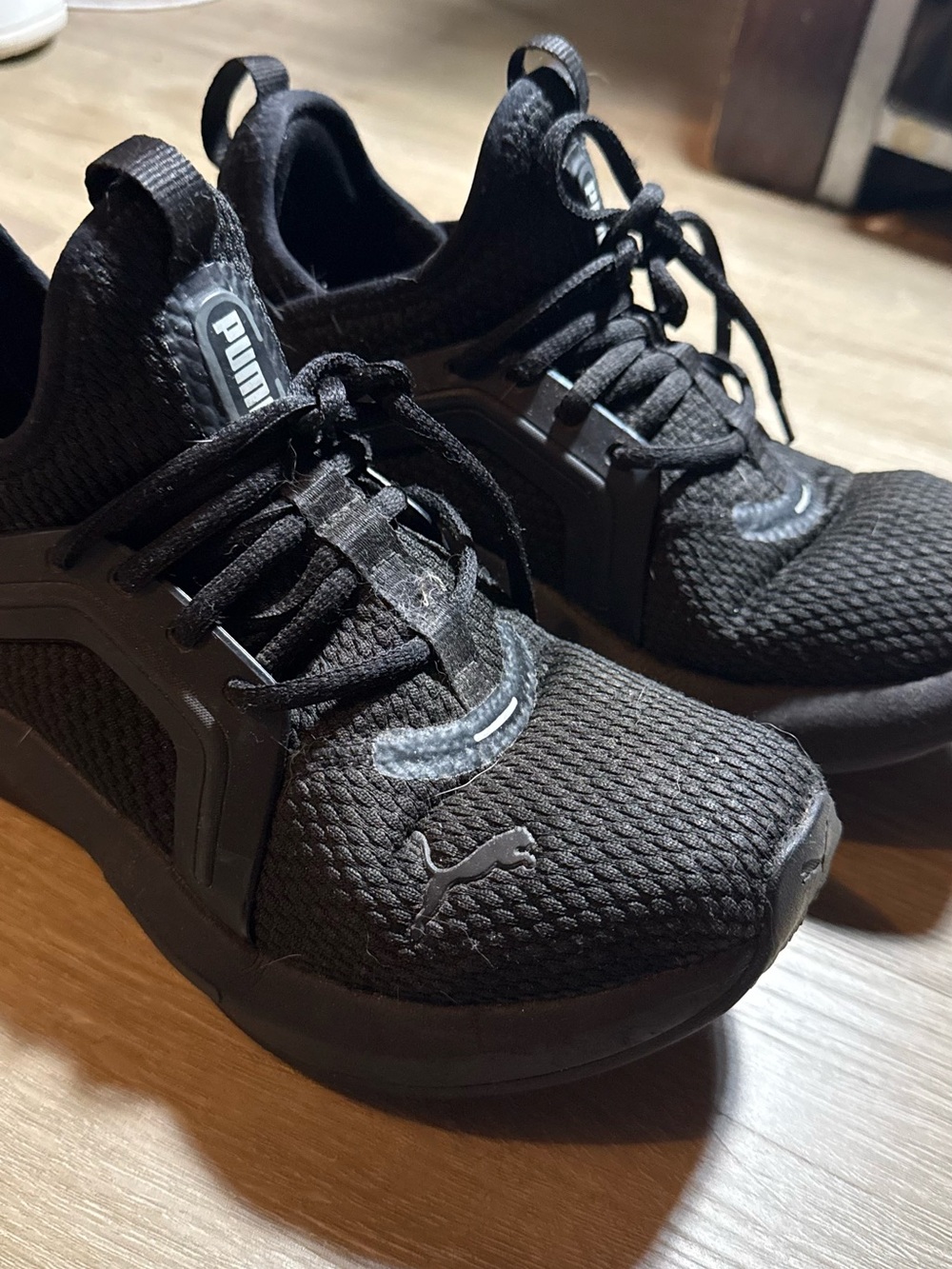 Puma Men’s Black Knit Running Sneakers
